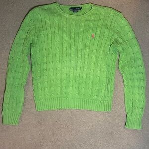 Ralph Lauren Vibrant Green Knitwear